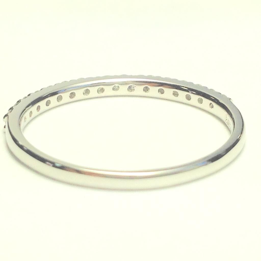 Кольцо «Полувечность» из платины 950 пробы с бриллиантами, японский размер, чистота 0,2 карата (ra-smtt-di, 16)