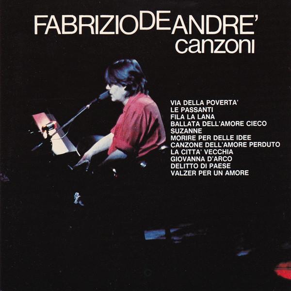 CD FABRIZIO DE ANDRÉ - Canzoni CDOR8629 Ricordi 1991 Италия Рок Б/У