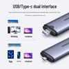 Ugreen Корпус CM353 для NVMe SSD M.2 с Type-C/USB3.1