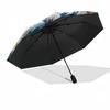 Messi Portable Automatic Umbrella Compact 8-Rib Lightweight Lightweight for Outdoor Daily Use Fashionable Accessory Perfect Gift for Friends & Family