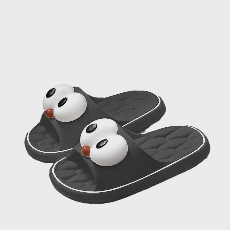 Мужские тапочки в корейском стиле на толстой подошве: Модные, универсальные, удобные, нескользящие, повседневные домашние тапочки на лето.