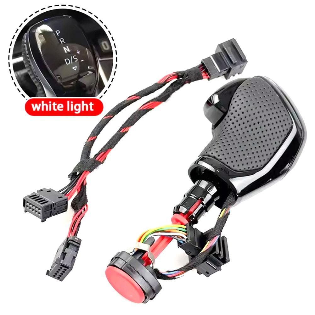 Светодиодная электронная ручка с подсветкой, ручка переключения передач для VW Golf MK6 MK7, автоматическая коробка передач, селектор, автомобильная запчасть