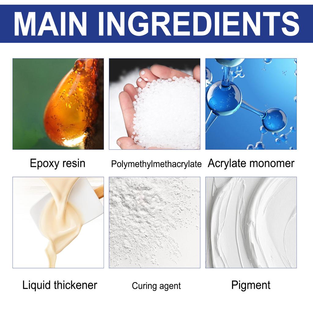 JUE-FISH Гибкий водонепроницаемый герметик для ремонта трещин в стенах, позволяющий избежать разбивания кирпичей и заполнения протечек Многофункциональный водостойкий клей