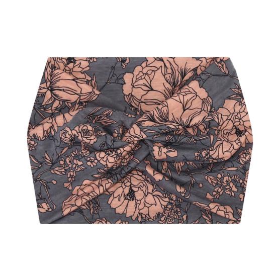 Широкая витая повязка на голову для женщин, очень большая повязка на голову с этническим принтом для занятий йогой, повязка на голову для волос, витые толстые аксессуары для волос в стиле бохо