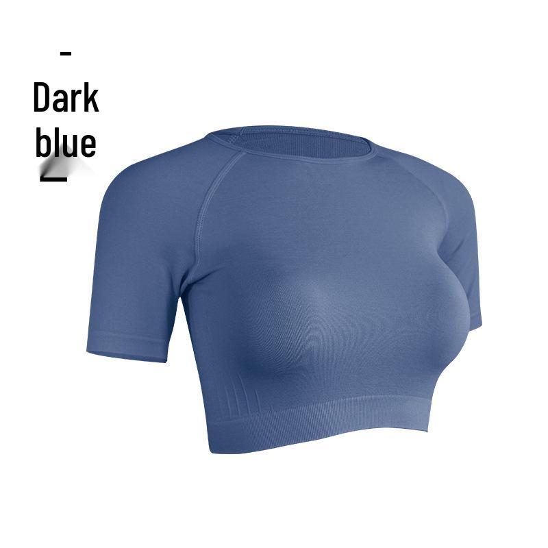 Женский бесшовный плиссированный комплект для йоги из двух частей: Завышенная талия, облегающий крой для фитнеса на открытом воздухе