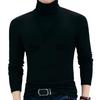 Men Turtleneck Top Long Sleeve Base Shirt Slim Fit Pullover Casual Warm Tee for Fall Winter Daily Wear Home Office