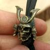 1pc Outdoors Tool Brass Skeleton Helmet Warrior Knife Beads Lanyard Pendant Backpack Bracelet Necklace Keychain DIY Accessories