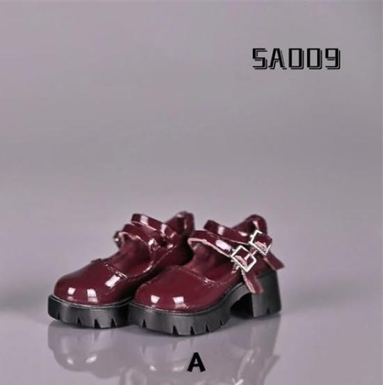 Фигурка для TBLeague Body SAtoys SA009 Fashion High School Girl JK Leather Style Leather Hollow Shoes School Shoes Head and Clothes Not [TOYBARJAPAN]