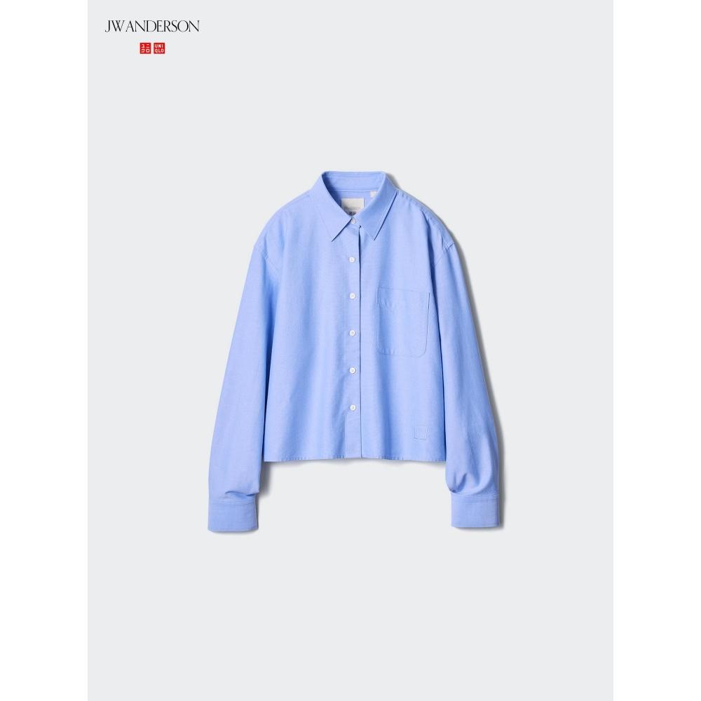 Uniqlo Японская рубашка Оксфорд