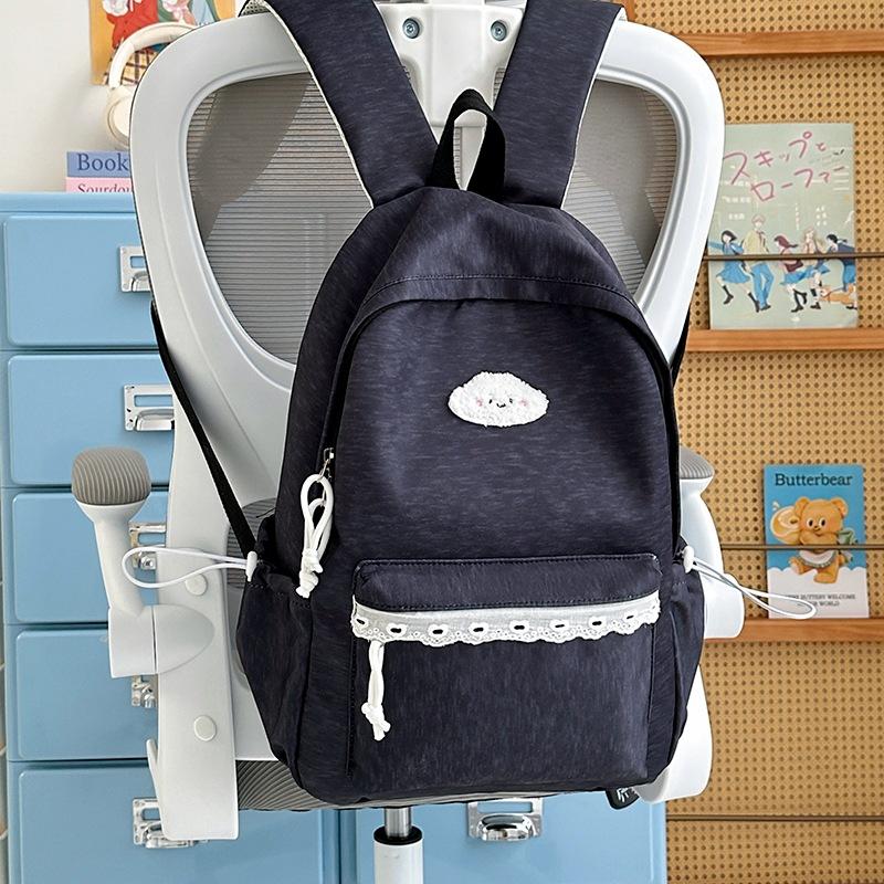 Schoolbag new Mori versatile sweet college student schoolbag high value niche lightweight backpack leisure spring outing backpack