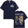 Rapper Kidd Keo Bando Boyz Album 2025 Graphic TShirts Mens Vintage Fashion Oversized Cotton T Shirt Hip Hop Clothing Tshirts