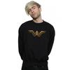DC Comics Mens Justice League Movie Wonder Woman Emblem Sweatshirt