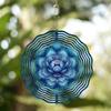 10 Inch Hanging Wind Spinner with Lotus Mandala Design 360 Degree Rotating Hook for Garden Balcony Yard Decor Summer Spring Gift