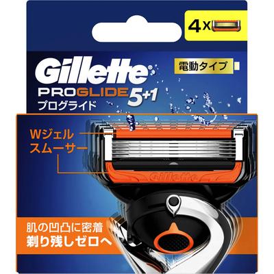 Gillette ProGlide Power - 4 сменных лезвия Мужские сменные лезвия Бритвы для мужчин Поместите использованное лезвие в пустое место в футляре и