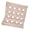 Inflatable Seat Cushion PVC 16 Holes Inflatable Chair Cushion for Travel Outdoor Beige