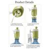 Quickly Release Water Pressure Pump with Water Pipe Hand Press Pump  Bucket Water Dispensing