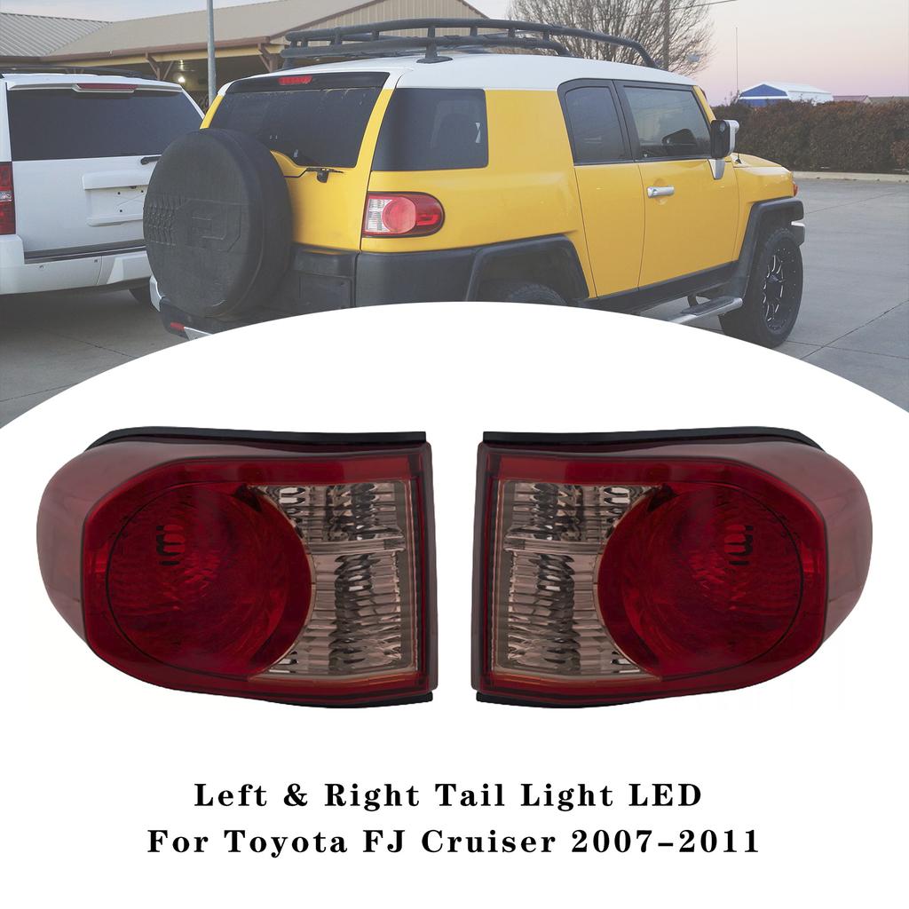 Left & Right Tail Light LED For Toyota FJ Cruiser 2007-2011
