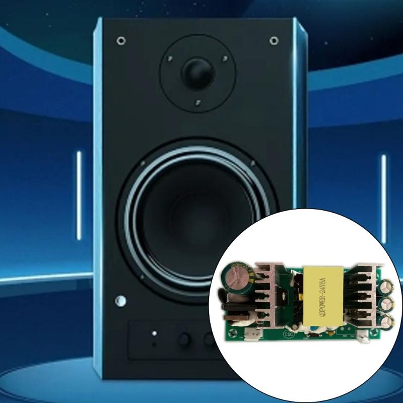 Energy Efficient Switching Power Supply 120W Providing Stable 24V 5ADC from Wide 100-240V AC Input Design Ideal for Monitoring Equipment