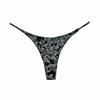 Europe and The United States Double Skinned Sexy Thong Low Waist Double Layer Bikini Cotton Women's T Underpants
