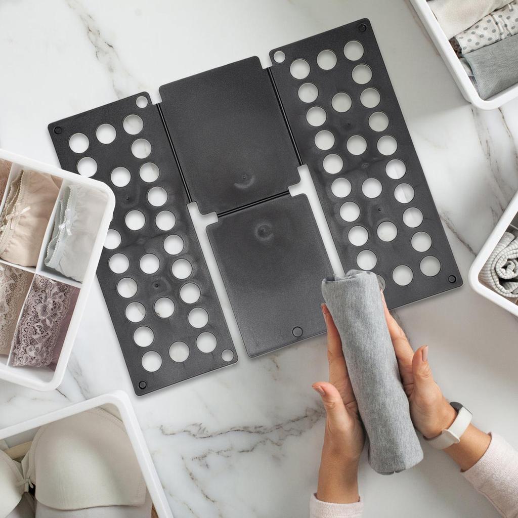 Пластиковая доска для складывания белья с легким складыванием для детей и взрослых, домашний инструмент для складывания рубашек, органайзер для быстрой укладки одежды, помощник для складывания