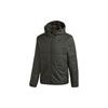 Adidas Windproof Zip Hooded Cotton Jacket Men Outerwear Dark-Green FT2539