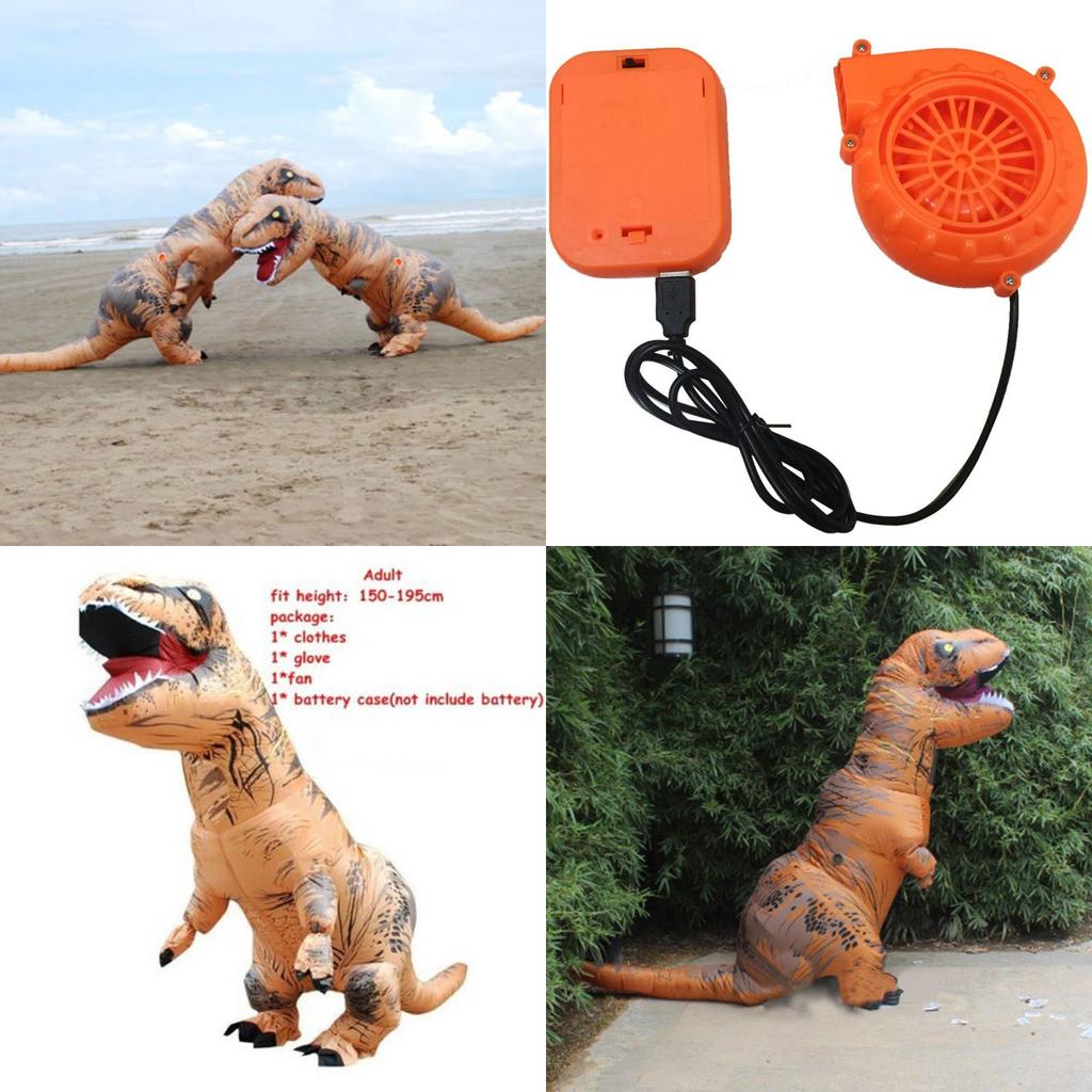 Водонепроницаемый надувной костюм динозавра T-rex для взрослых, идеально подходящий для веселых косплей-мероприятий