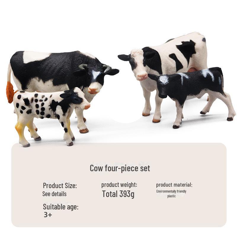 Творческая обучающая игрушка «Фермерская корова» — модель маленького животного для детей