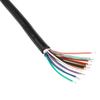 FUSD OBD-II 16-контактный кабель с открытыми концами, OBD2 штекерный 16-контактный круглый удлинительный диагностический кабель 30 см
