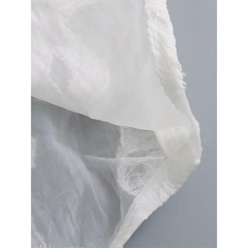 Kaslead New Arrival Women's Clothing Fashion Style Fashionable All-Match Jacquard Texture Casual Polo Collar Shirt