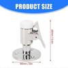 Rustproof Marine Boat Door Stoppers - Spring Loaded Latches, Saltwater Resistant, Heavy Duty Steel Construction