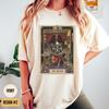 2025Comfort Colors The Reader Tarot Card Shirt Skeleton Reading Shirt Unisex Tarot Card Shirt Book Lover Gift Bookish Gift Lover