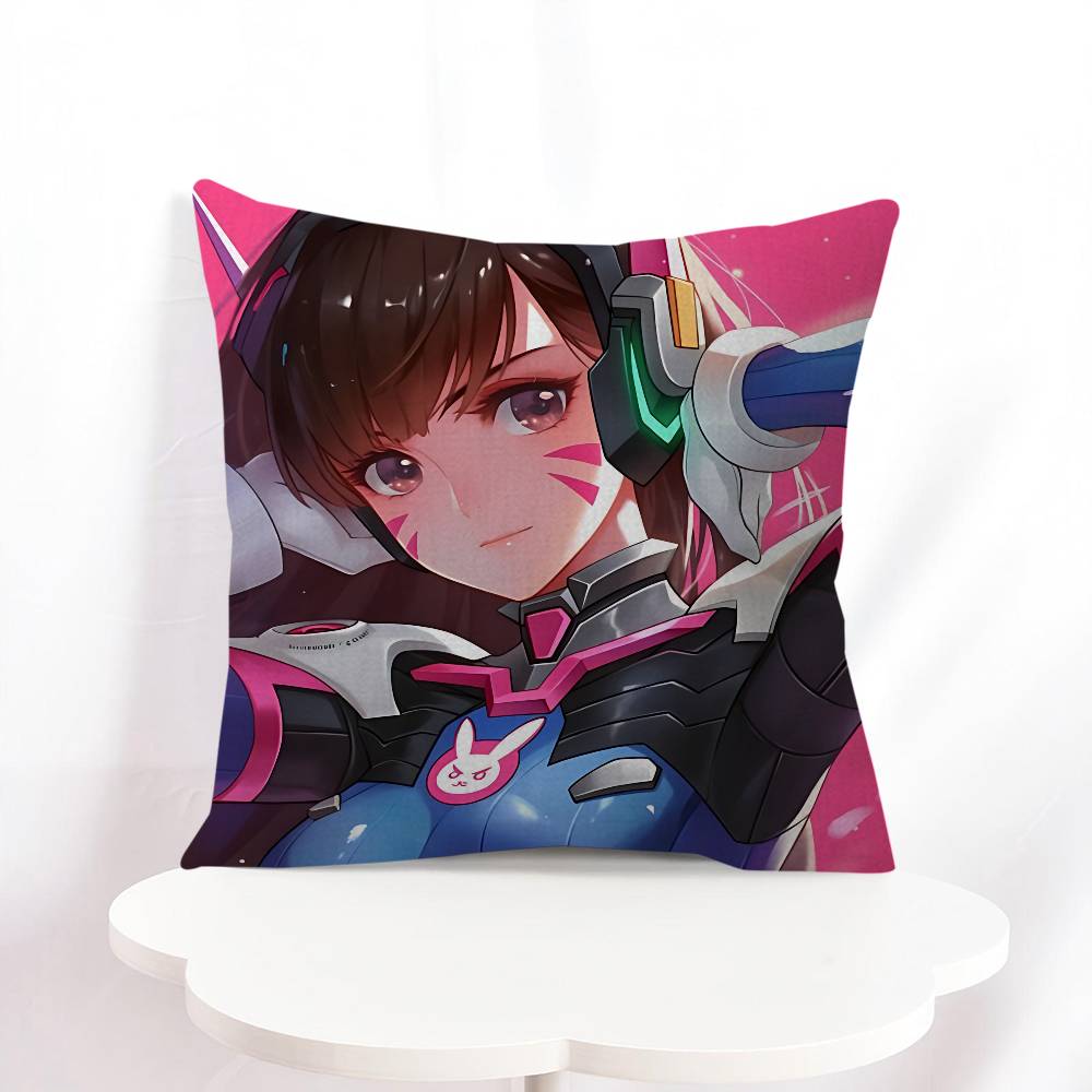 D.Va Мультячная Наволочка Мультяшный Подарок Наволочка Декор Спальни Дома Дивана Кресла Сиденья Наволочка