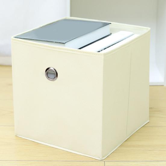 Складной ящик для хранения с ручкой, большая вместимость, складная конструкция, экономящий место, тканевый кубический органайзер для хранения