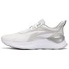 Li Ning Yue Ying 3.0 Comfortable Versatile Shock Absorbing Durable Breathable Low Top Running Shoes Women Sneaker White Gray ARHU024-4