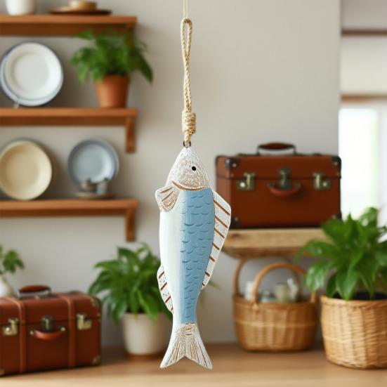 Средиземноморский Винтажный Деревянный Декор Рыба Фермерский Дом Рустик Морской Дом Ресторан Настенное Искусство