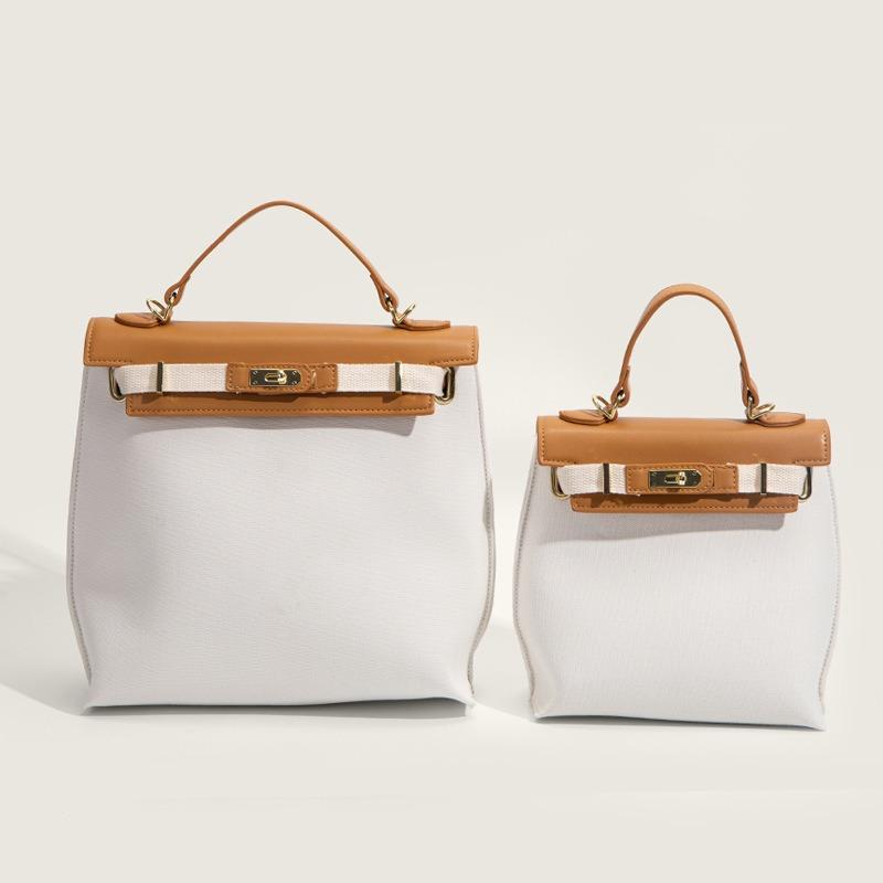 Новая женская сумка модный холщовый рюкзак универсальная цветовая гамма сумочка повседневный рюкзак для поездок большой вместимости