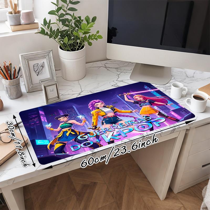 1Pc Guardians Kpop Gaming Mouse Pad Keyboard Desk Mat Non-slip Rubber Lock Edge Waterproof Computer Mousepad for Office Home Decor S1454