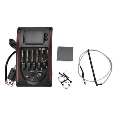 EQ PS500 5-полосный эквалайзер цифровой тюнер звукосниматель для акустической гитары
