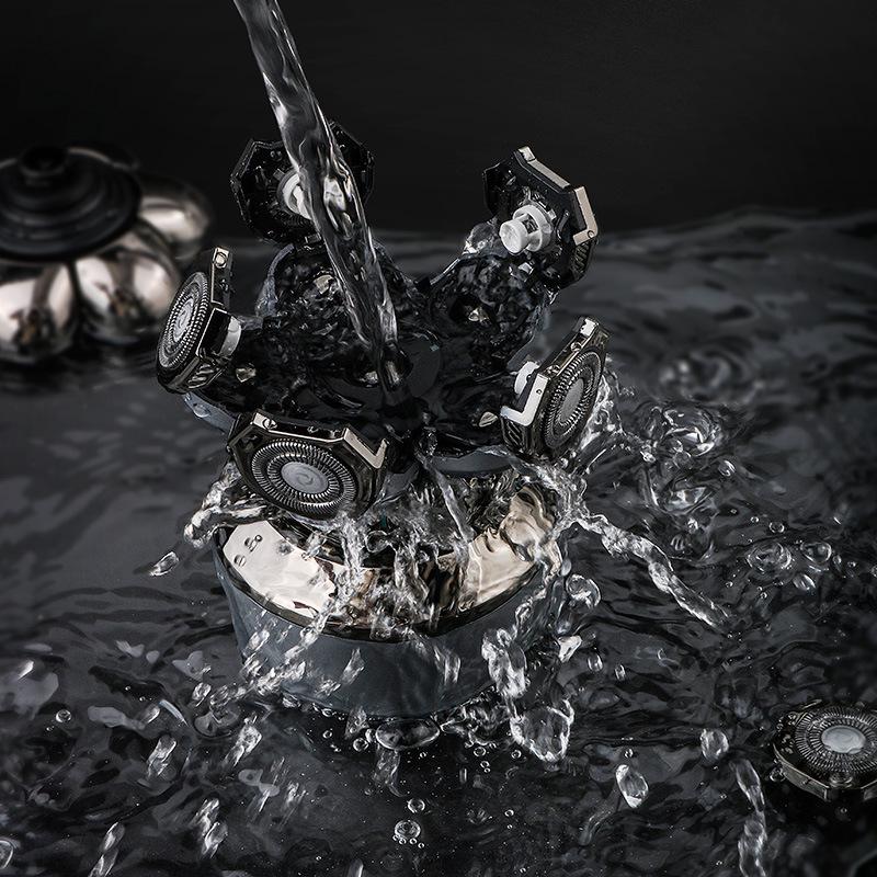 Многофункциональная перезаряжаемая электрическая бритва для мужчин - Цифровой дисплей, для бритья головы налысо, для всего тела и бороды, моющаяся бритва