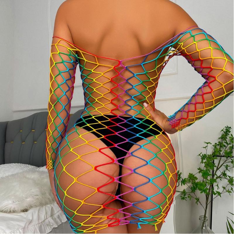 Anal Fetish Jumpsuits Sexy Adult Porn Corset Sexy Lingerie Underwear Color Fishnet Clothes Underwear See-throug