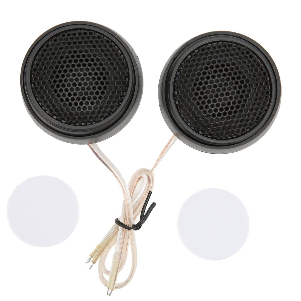 2 Pcs Car Dome Tweeter 1000W High Sensitivity O Stereo Loudspeaker with Base for Sound System
