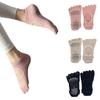 Vimare Yoga Pilates and Grip for Yoga Wear and Women's Non-Slip Socks, Five-Toe, 3-Pair Set, Socks, Anti-Cold, (Pink, Greige, Black)