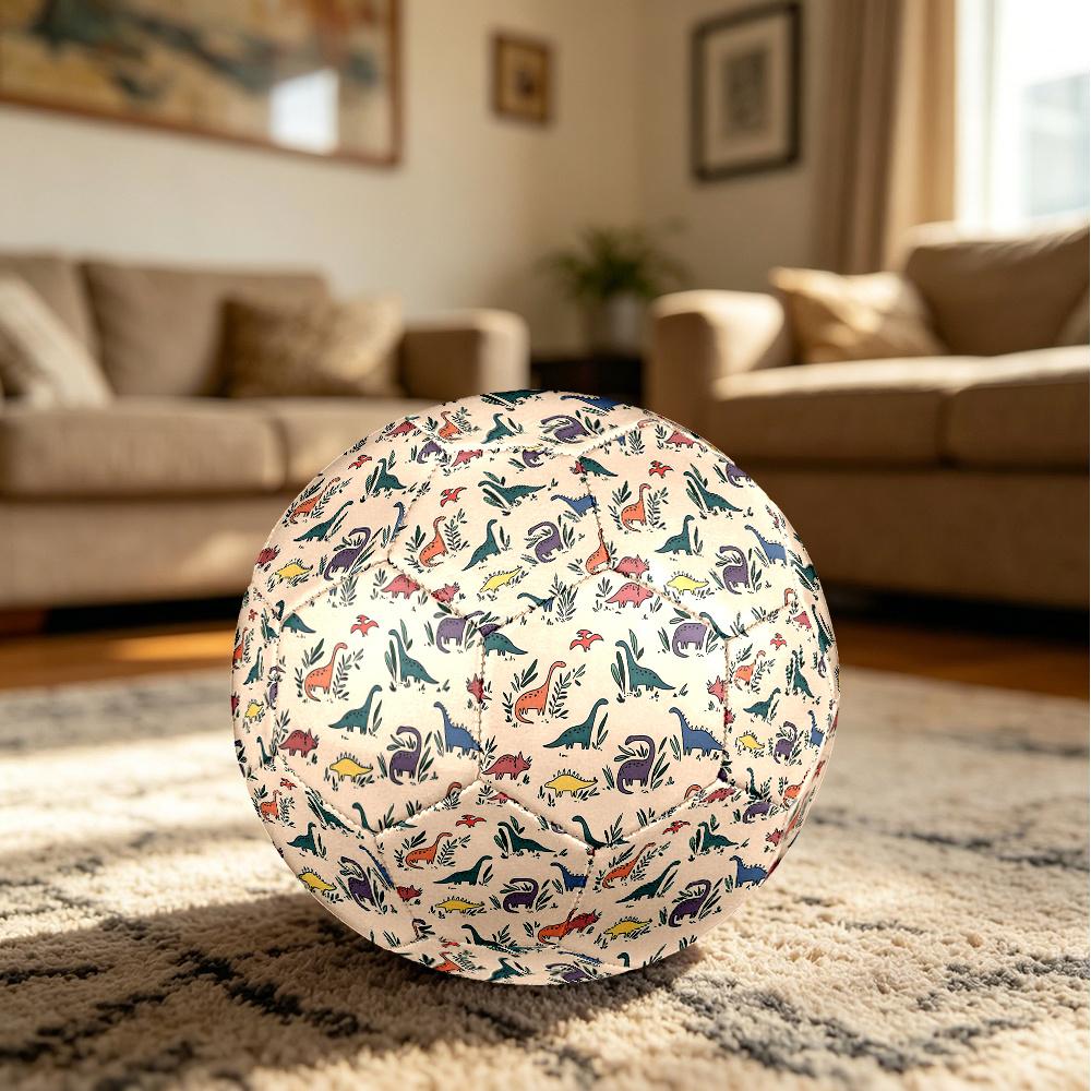 1PC Dinosaur Garden Adventure Soccer Ball Size 5 Football Machine Sewn Indoor/Outdoor Universal Football Gift W89