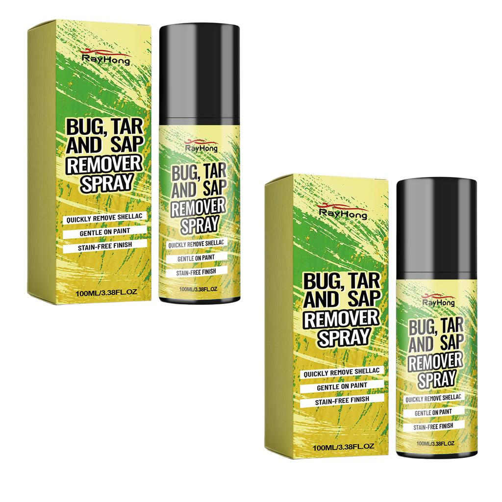 Car Bug Remover Washing Bird Droppings Tree Sap Asphalt Traces Breaks down Stubborn Dirt Paint Decontaminate Tar Cleaning Liquid