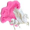 Silicone Mold 3D Pegasus Horse Candy Chocolate Fondant Molds Sugarcraft Cake Decorating Tools Moulds
