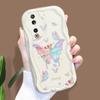 Cute Cartoon Pattern Cream Texture Casing Wavy Edge Soft Silicone Cover Phone Case for Huawei Honor Infinix Tecno iPhone