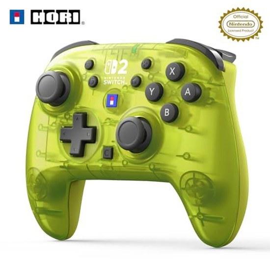 Беспроводной геймпад Hori Pad TURBO для Nintendo Switch 2, цвет Shine Yellow, с функцией Rapid Fire Hold