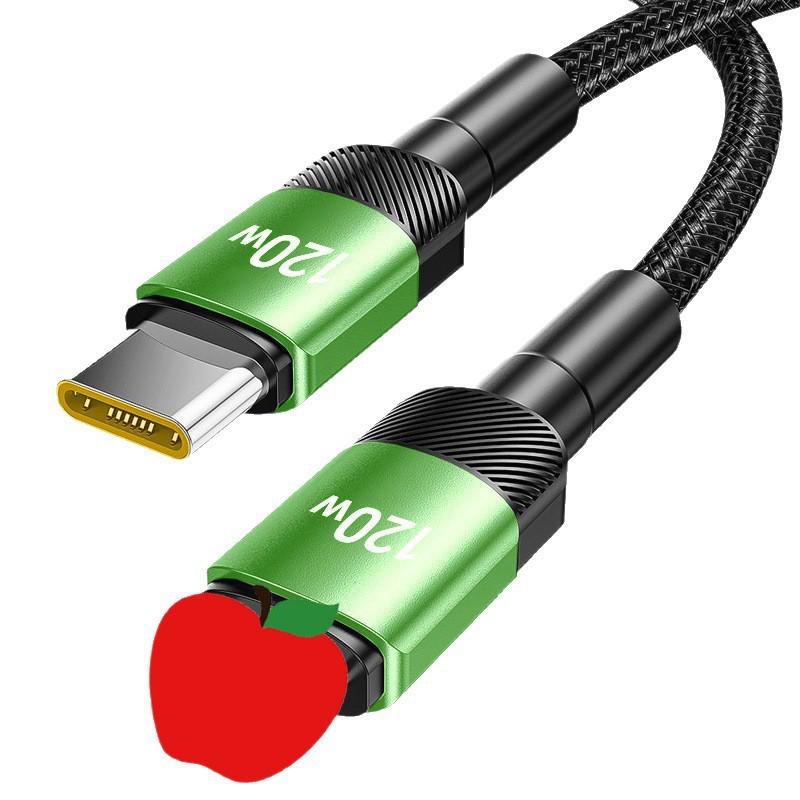 Плетеный кабель PD120W для быстрой зарядки Apple 11/XR/12/13/14 Pro Max