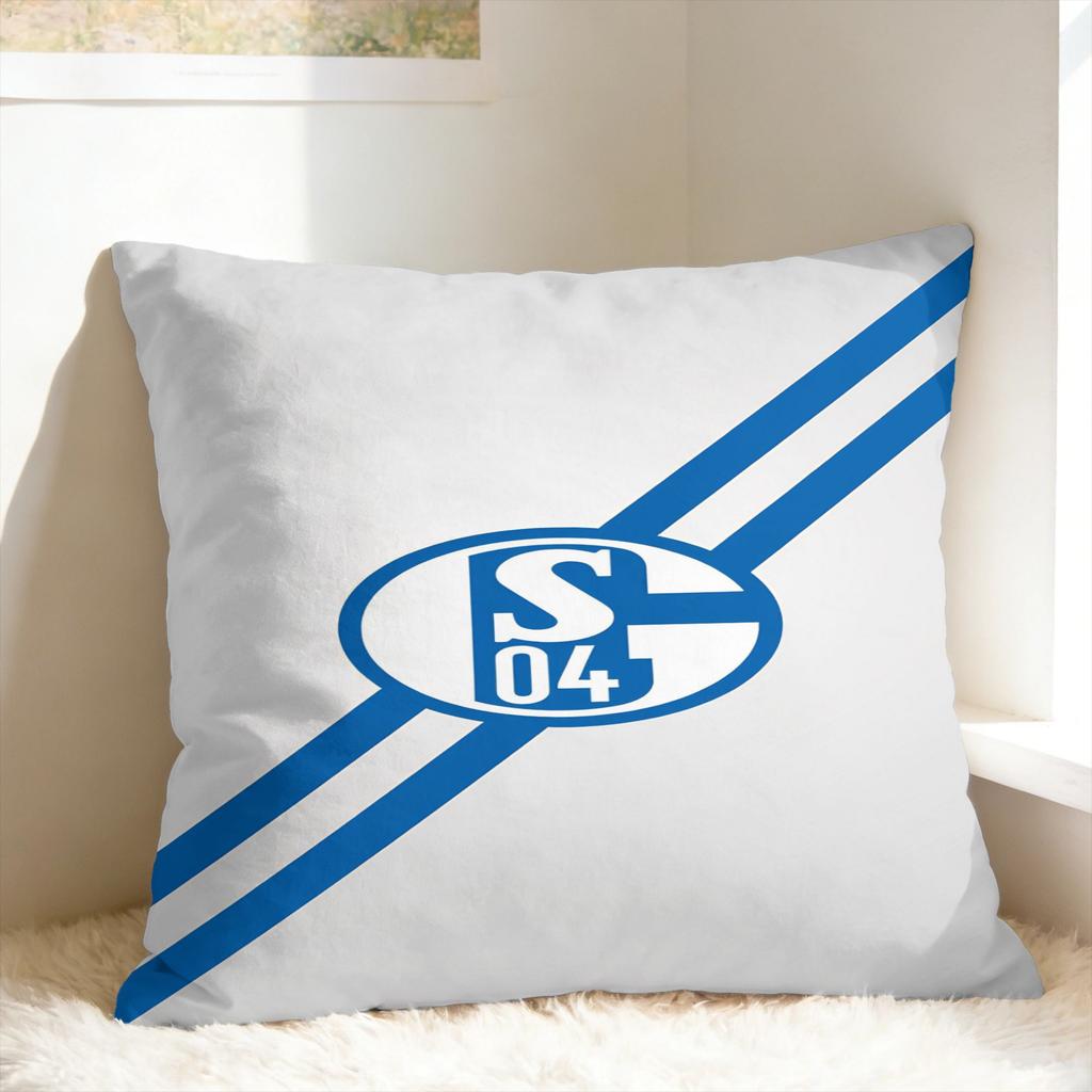 S-Schalke 04 Team Pillow Cover Novelty Pillow Case For Wedding Party Home Decor Soft Cushion Cover Gift