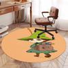 Snufkin Printed Round Rug Carpet Chair Rug Area Rug Entryway Doormats,for Office Chair Living Room Bedroom Kitchen Room.